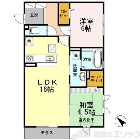 サンスクエア千里万博 B棟の物件間取画像